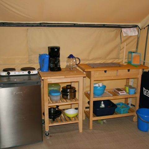 TENT 4 people - COTTON LODGE NATURE (without sanitary facilities)