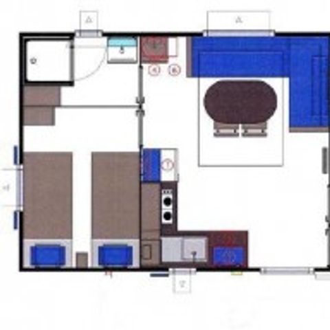MOBILE HOME 5 people