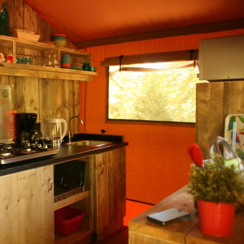 Safarizelt 5 Personen - SAFARI WOODY (ohne Sanitäranlagen)