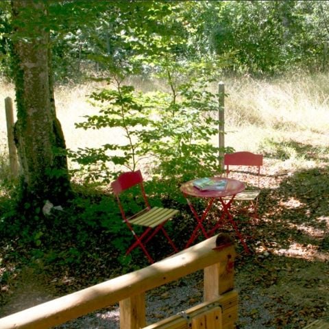 Canvas and wooden tent 5 persons - SAFARI WOODY (without sanitary facilities)