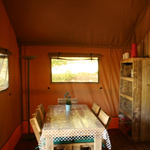 Safarizelt 5 personen - SAFARI WOODY (ohne Sanitäranlagen)