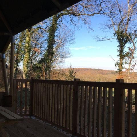 TIENDA DE LONA Y MADERA 6 personas - SAFARI COTTAGE INSOLITE PREMIUM