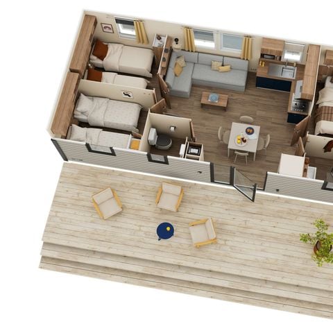 BUNGALOW 6 personnes - Mobil-home Prémium 5 *