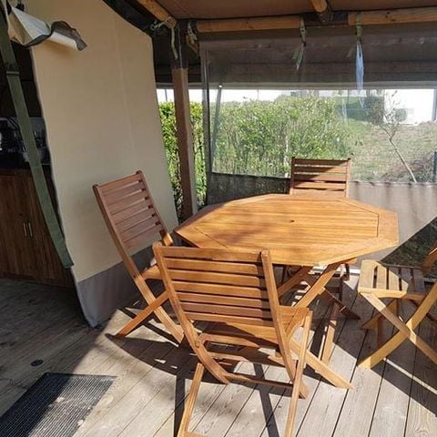 Safarizelt 5 Personen - 2 Zimmer ohne Sanitäranlagen