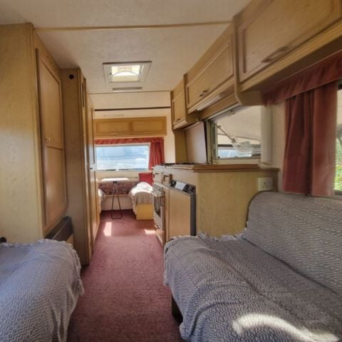 Caravan 1 persoon - Caravan te huur reeds geïnstalleerd