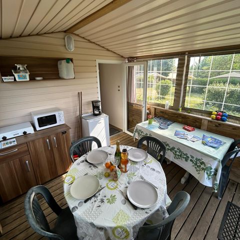 Mobile home 5 persons - 2-bedroom Nature mobile home without sanitary facilities