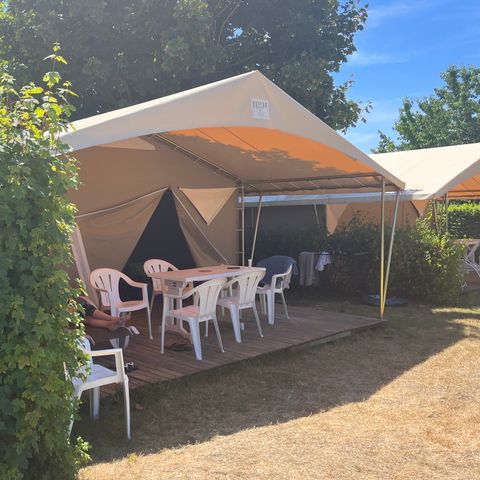 Tent 5 persons - 2-bedroom Nature tent without sanitary facilities