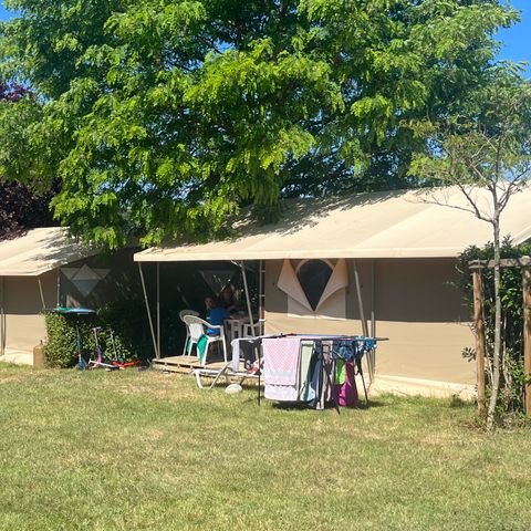Tent 5 personen - 2-slaapkamer natuurtent zonder sanitair