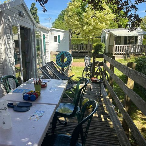 Stacaravan 6 personen - Equilibre met toegang PRM 2 slaapkamers 4/6 personen