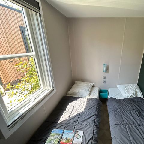 Stacaravan 6 personen - Cottage Evasion 6 slaapt 3 slaapkamers Tuinzijde