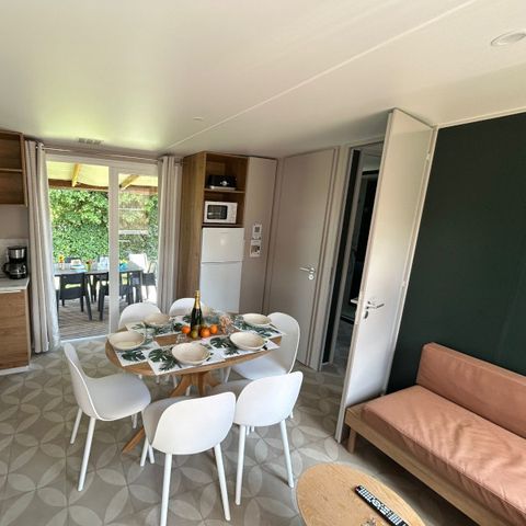Mobile home 6 persons - Cottage Evasion 6 sleeps 3 bedrooms Garden side