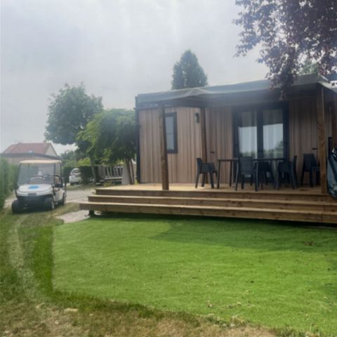 Mobile home 6 persons - Cottage Evasion 6 sleeps 3 bedrooms Garden side