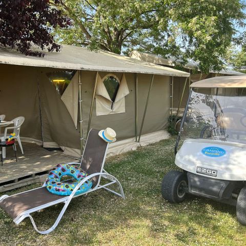 Tent 5 personen - 4/5 pers 2-slaapkamer natuurtent