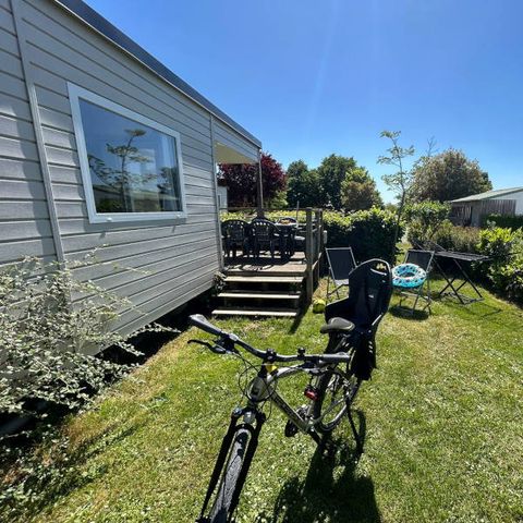 Mobile home 6 persons - Mobil-home equilibre 6 pers 3ch terrasse + tv+lv