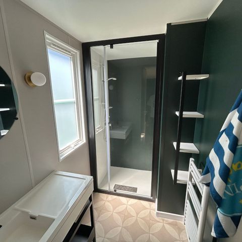Mobilhome 4 personas - Cottage Evasion - 2 bdrms - Terraza jardín