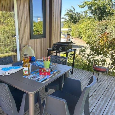 CASA MOBILE 4 persone - Cottage Evasion 4 pers 2 bdrms Terrazza con giardino