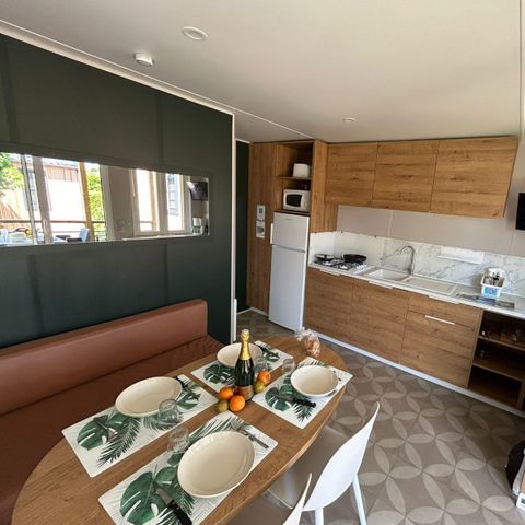 Mobile home 4 persons - Cottage Evasion 4 pers 2 bedrooms Living + TV