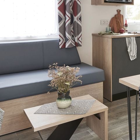 Stacaravan 6 personen - GRAND CONFORT 3 slaapkamers - CLIM + TV