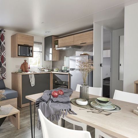 MOBILHOME 6 personas - COMODIDAD 3 habitaciones - TV