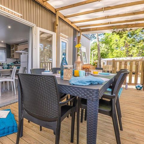 BUNGALOW 6 personnes - COSY GRAND CONFORT - 3 chambres - CLIM - TV