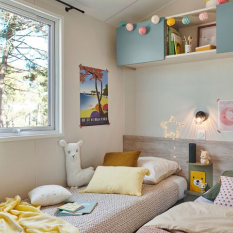 Stacaravan 6 personen -  Stacaravan Select TV LV Plancha - 3 slaapkamers - 6 slaapplaatsen