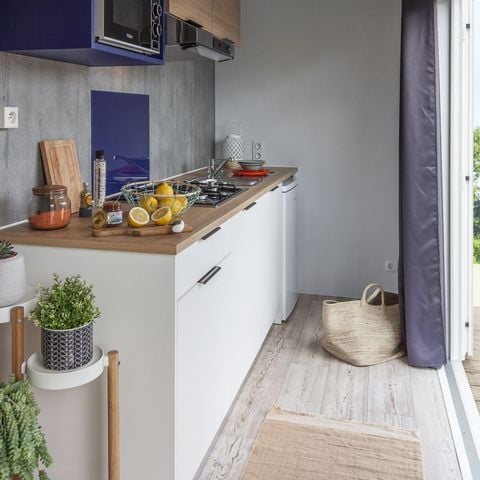 Mobilheim 4 personen - 2 Schlafzimmer - Mit Terrasse