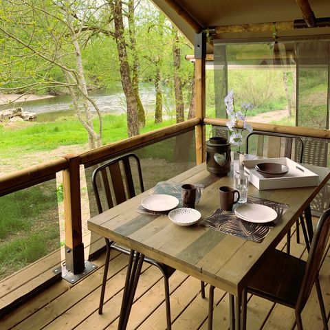 LODGE 5 personen - Lodge met aangrenzende badkamer - 34m²