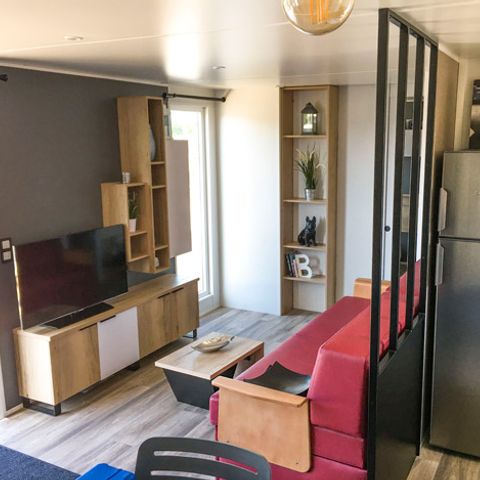 MOBILHOME 6 personas - CABAÑA PREMIUM A ORILLAS DE UN LAGO