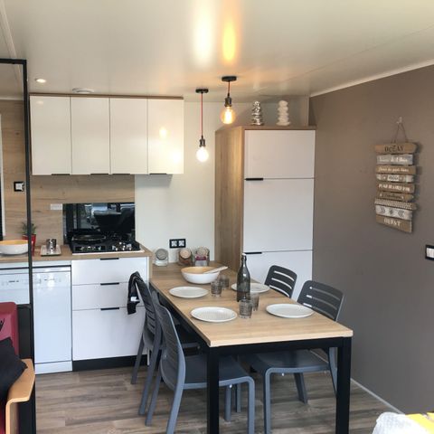 MOBILHOME 6 personas - CABAÑA PREMIUM A ORILLAS DE UN LAGO