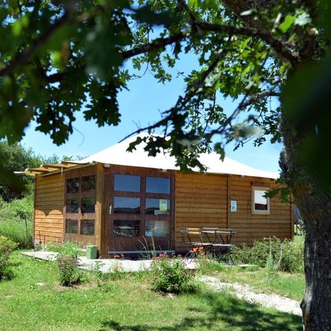 Tente en toile et en bois 5 personnes - LODGE BALI CONFORT +