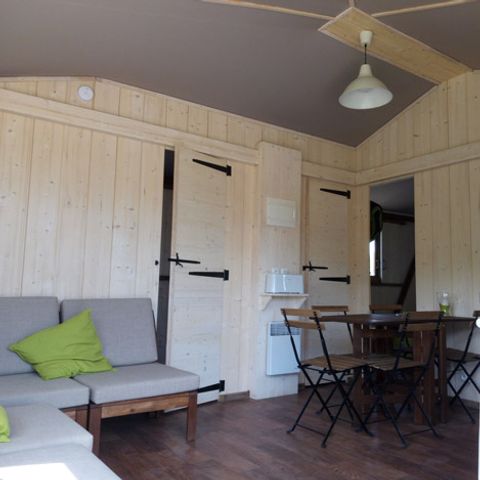 Tente en toile et en bois 5 personnes - LODGE BALI CONFORT +