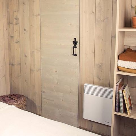 tent 5 personen - Lodge op palen Afrika Confort 24m² (2 kamers) + overdekt terras 12m².