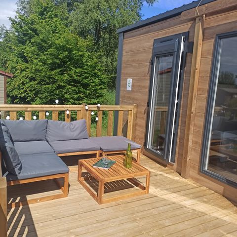 BUNGALOW 6 personnes - Cottage Privilège 40m2 (3 chambres, 2 sdb) +climatisation + terrasse