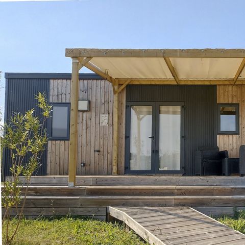 MOBILHOME 6 personas - Mobil-Home Privilège 2 dormitorios, 2 baños, 34m² + terraza 15 m² + aire acondicionado