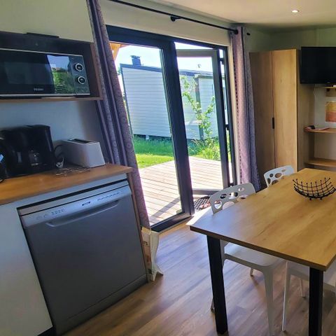 CASA MOBILE 4 persone - Mobil-Home Privilège 2 camere, 2 bagni, 34m² + terrazza 15 m² + aria condizionata