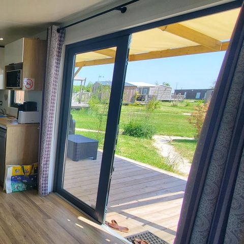 Mobilheim 4 Personen - Privilège 2 Schlafzimmer, 2 Badezimmer, 34m² + Terrasse 15 m² + Klimaanlage