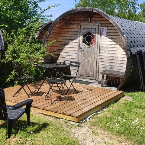 Einzigartig 3 personen - Fass Lodge Komfort 11m² (1 Zimmer)