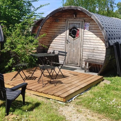 HÉBERGEMENT INSOLITE 3 personnes - Tonneau Lodge Confort 11m² (1 chambre)