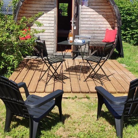 Uniek 3 personen - Tonneau Lodge Confort 11m² (1 slaapkamer)