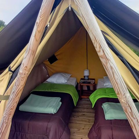 Tent 2 personen - Cabatente op stelten