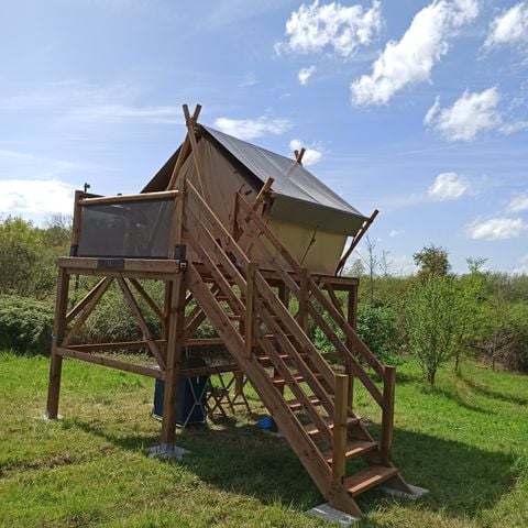 Tent 2 personen - Cabatente op stelten