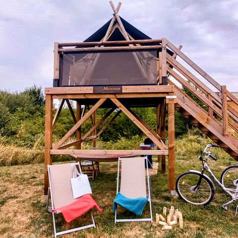 Tent 2 personen - Cabatente op stelten