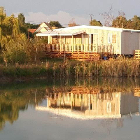 Mobilheim 6 Personen - Cottage Bord d'étang Premium 3 Schlafzimmer 1 Badezimmer 36 m²