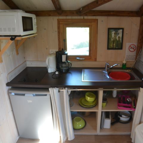 Tente en toile et en bois 2 personnes - Lodge Africa 1 chambre