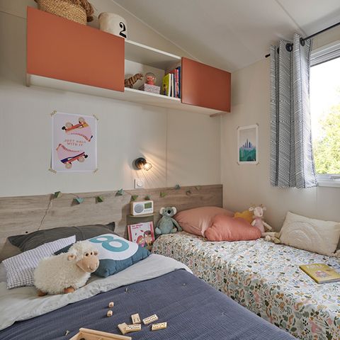 Mobilhome 4 personas - Kervoyal CONFORT 29m² (2 habitaciones) + terraza cubierta + TV