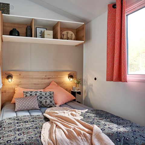 Mobile home 2 persons - Pénestin CONFORT 16m² (1 bedroom - 2 persons) + Covered terrace + TV