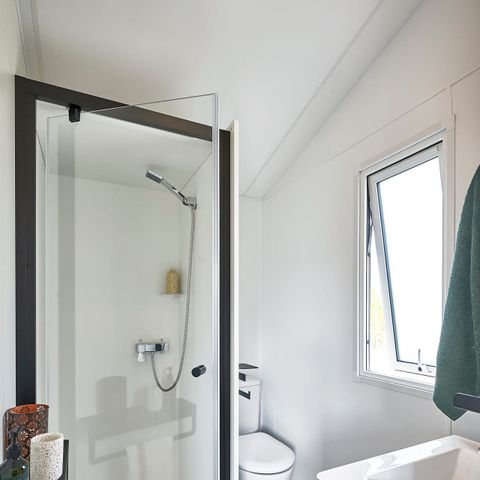 Mobile home 2 persons - Pénestin CONFORT 16m² (1 bedroom - 2 persons) + Covered terrace + TV
