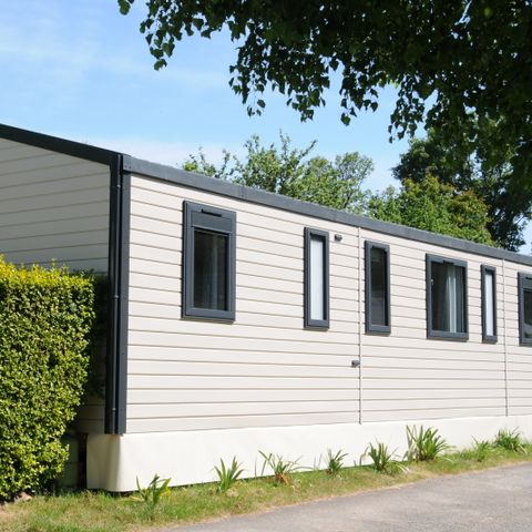 Casa mobile 8 persone - Golfe PREMIUM 40m² (4 camere - 8 posti letto) + terrazza coperta + TV + 2 bagni + lavastoviglie