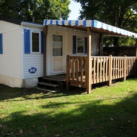 Mobilheim 4 Personen - Mobilheim Damgan STANDARD 21 m² (2 Zimmer - 4 Personen) + Überdachte Terrasse + TV