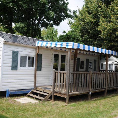 Stacaravan 5 personen - Mobi-home Berric STANDARD 27m² (2 kamers) + Overdekt terras + TV